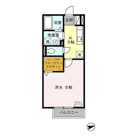 高茶屋駅 徒歩20分 2階の物件間取画像